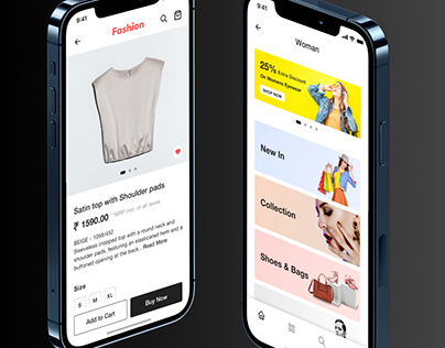 Ecommerce mobile app design