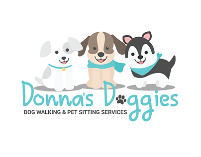 Donna's Doggies Logo Design