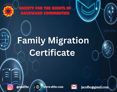 where to get Family Migration Certificate in Tamil Nadu