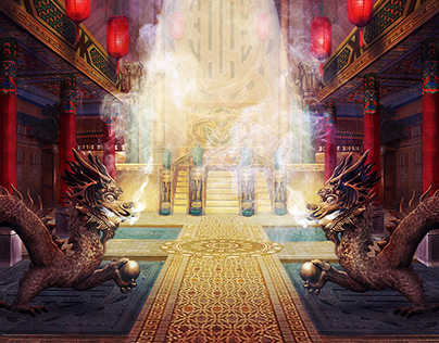 Concept Art - Dragon Palace