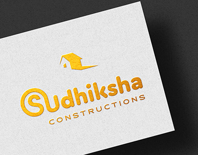 Logo FOr Sudiksha Construction - Iteration 1