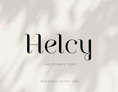 Helcy - Sweet Modern Serif Font