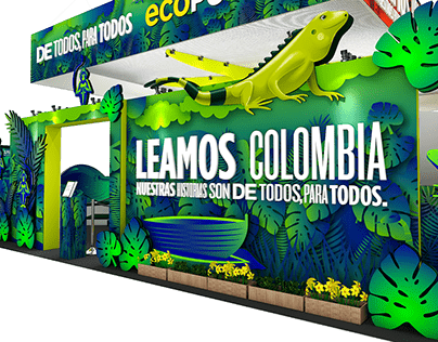 Ecopetrol Booth International Book fair Bogota 2019
