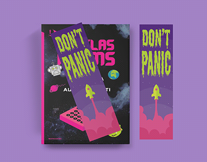 Bookmark concept - The Hitchhiker's Guide to the Galaxy