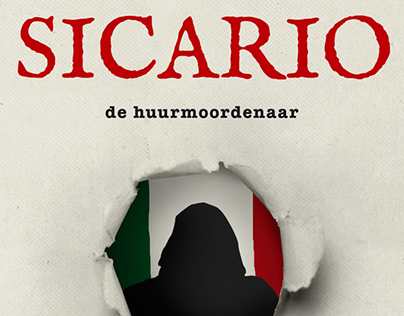 Book cover design El sicario