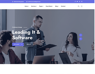 Software Firm Website Design