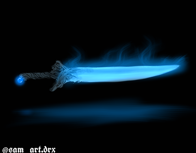 magical sword concept art