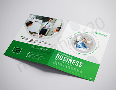 Business BiFold Brochure Design