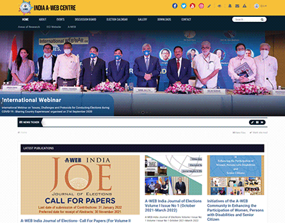 India A-Web Centre Website