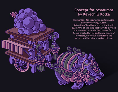 Concepts for restaurant by Kevech & Kotka