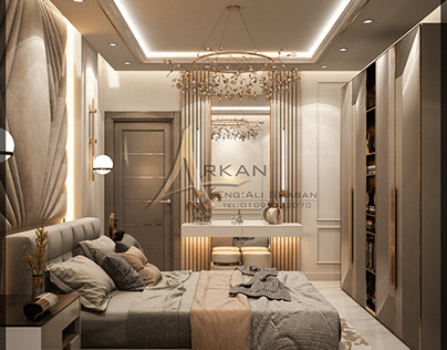 neoclassic bedroom