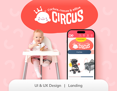 Landing - Coches & Sillas CIRCUS / UI & UX Design