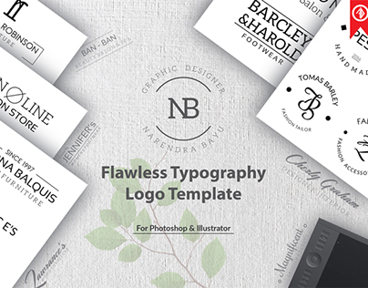 Flawless Typography Logo Template