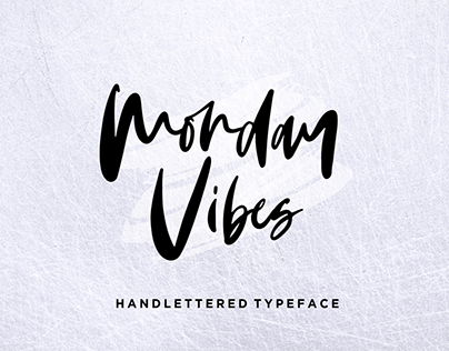 Monday Vibes - Handwritten Font