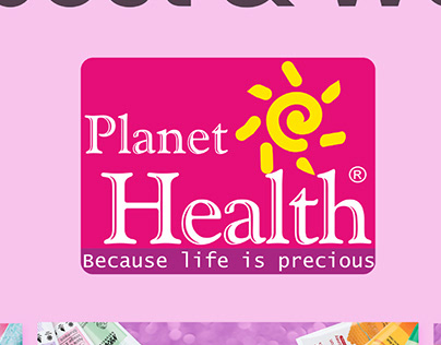 Social media post and banners for Planet health india