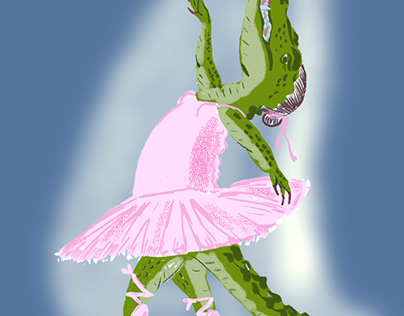 Green ballerina