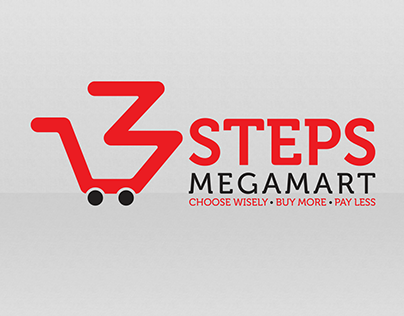 3 STEPS MEGAMART | BRANDING | CONCEPT & DESIGN