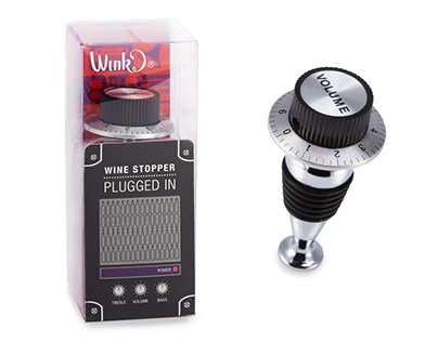 Volume Knob Wine Stopper - Packaging