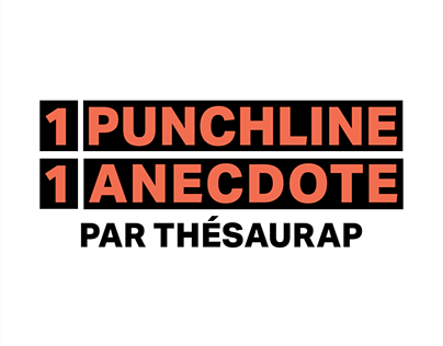 1 PUNCHLINE 1 ANECDOTE par Thésaurap