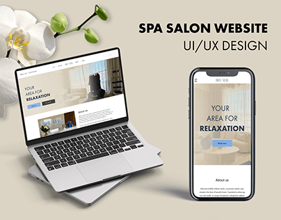 Spa-salon website | UI/UX design