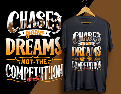 Motivational Typography T-shirt Design