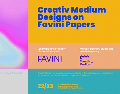 Creativ Medium : Packaging Design Studio (Favini)