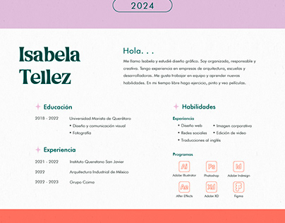Portafolio de Isabela 2023