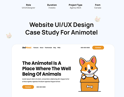 UI/UX Design Case Study For Pet Care Company