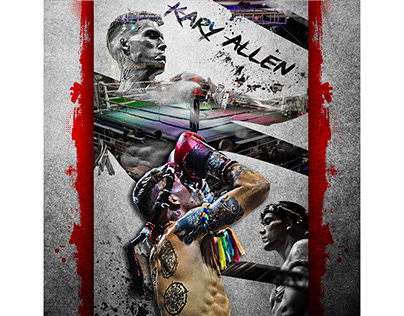 Kary Allen the Muay Thai FIghter Poster
