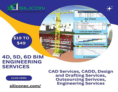 4D 5D 6D BIM engineering Services in USA