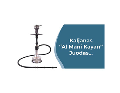 2. Kaljanas “Al Mani Kayan Black”