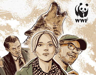 "Wolfs" an education's comics for WWF