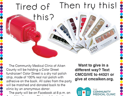 Color Street fundraiser ad