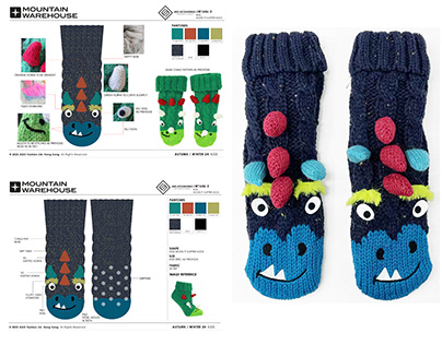 Mountain Warehouse Kids Slipper Socks Project