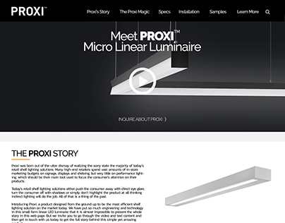 PROXI (One Page Web Design)