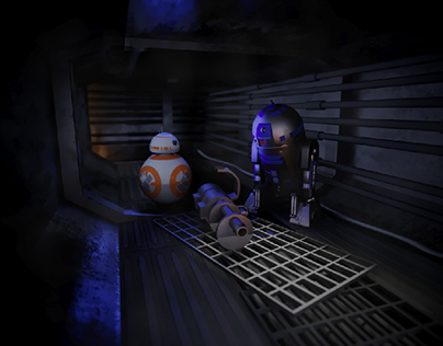 R2-D2 и BB-8. Моделирование