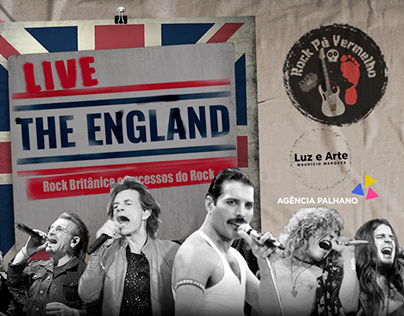 Live The England | Promoção e Transmissão Ao Vivo
