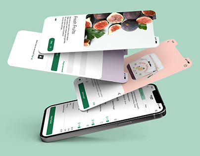 Project thumbnail - Organic Snacks app design | UI/UX