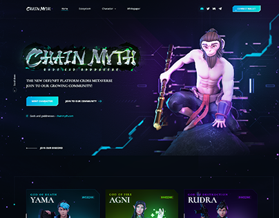 Game Website - Chain Myth