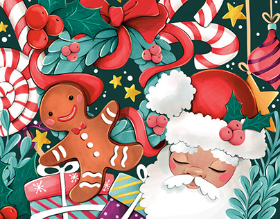 Merry Christmas illustrations