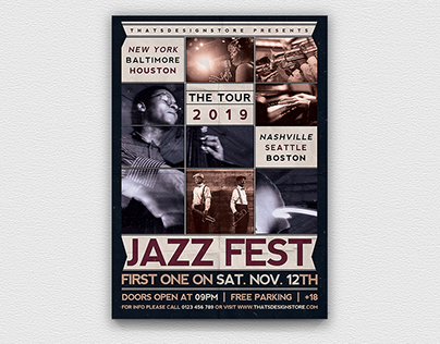 Jazz Fest Flyer Template