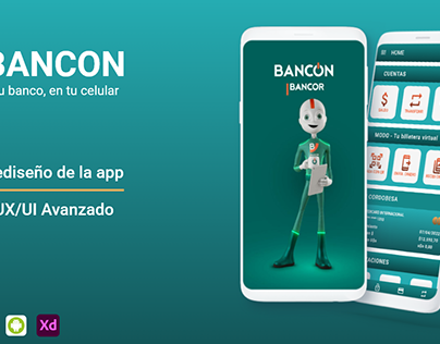 Rediseño de la app Bancon