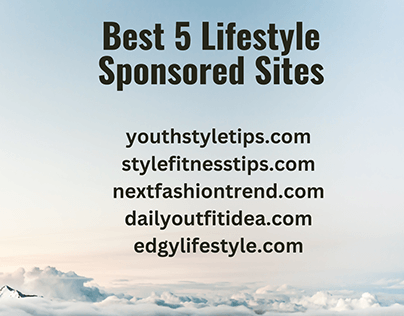 Best 5 Lifestyle Sponsored Sites