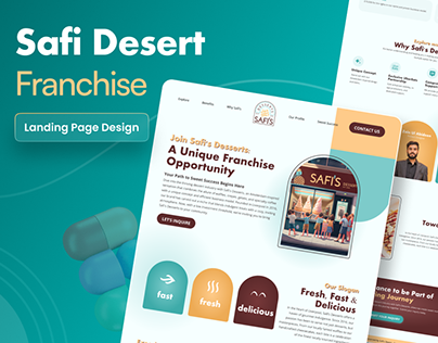 Project thumbnail - Safis Desert - Franchise Landing Page Design
