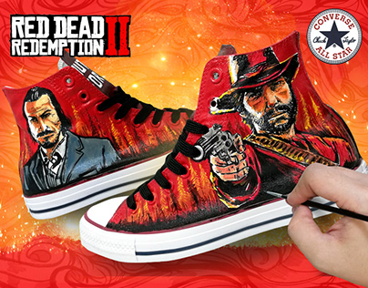 RED DEAD REDEMPTION 2: CONVERSE SNEAKER CUSTOM