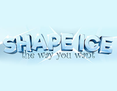 Shape Ice Typography