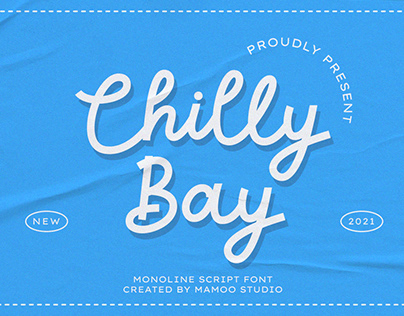 Chilly Bay - Monoline Script Font