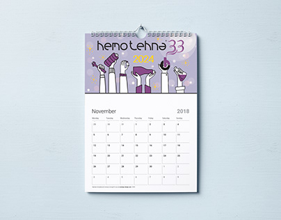 Calendar Front Page Illustration | Client Work