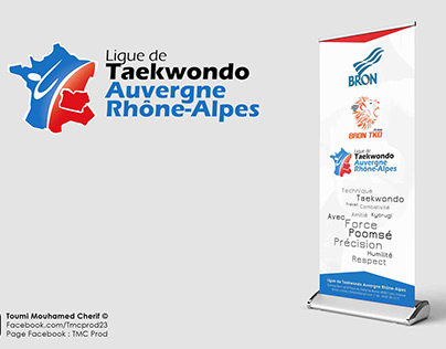 Roll-Up Ligue Auvergne Rhône-Alpes de Taekwondo