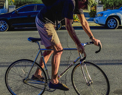 Street Photography: Bicycle Man